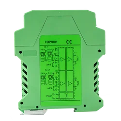 Isolatore di segnale analogico DC 4-20mA 1 In 1 Out isolatore di segnale da 0-10V a 4-20mA isolatore convertitore di segnale DC24V