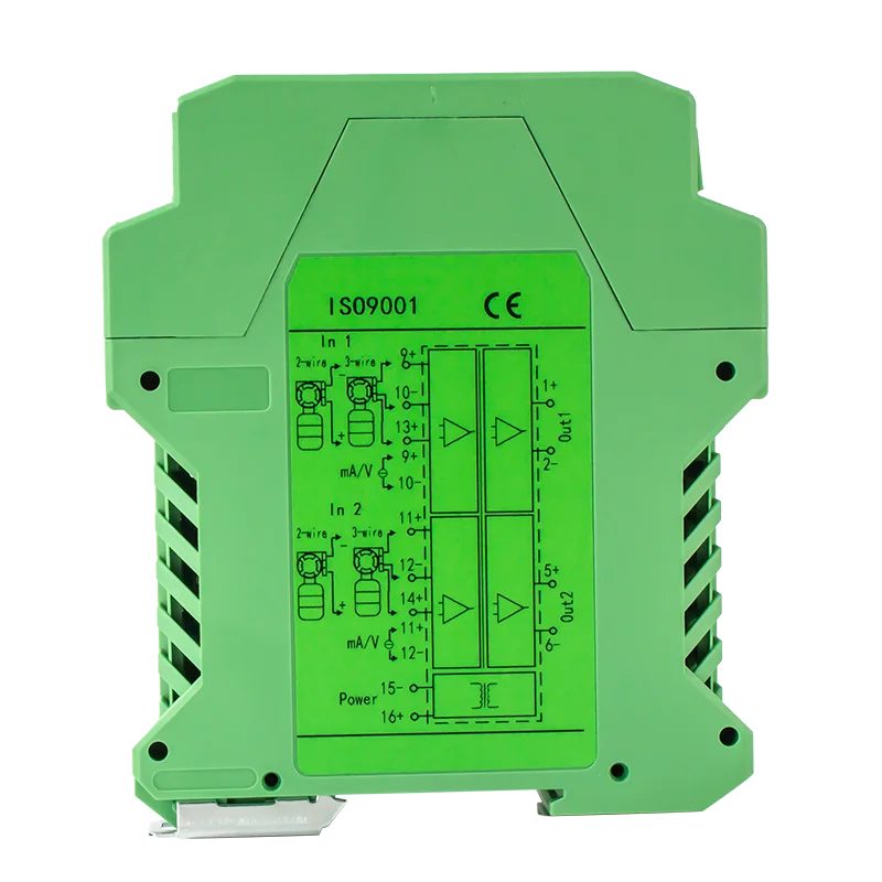 DC Analog Signal Isolator 4-20mA 1 In 1 Out 0-10V to 4-20mA Signal Isolator DC24V Signal Converter Isolator