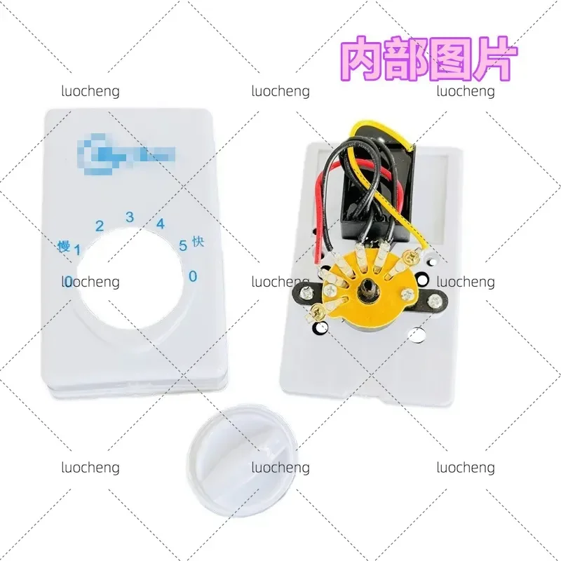 Universal Ceiling Fan Speed Control Switch 5 Gear Surface Mounted Electric Fan Governor Controller Panel
