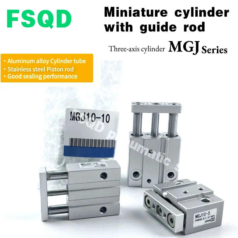 

Miniature cylinder with guide rod MGJ10-5 MGJ10-10 MGJ10-15 MGJ10-20 MGJ6-10 MGJ6-5 MGJ6-15 MGJ6-20 new MGJ series
