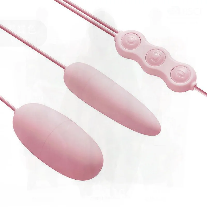 Miaolang Sixth Sense Double-Line Vibrator for Women Portable Silicone Flirt G-Point Adult Sex Toy Pink Long-lasting Manual