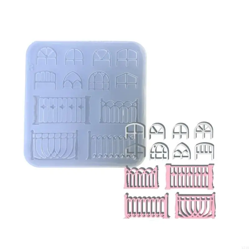 Convenient Alternative Shaped Ornament Moulds Reusable Keychain Accessory Mold for Handmade Pendant Crafts