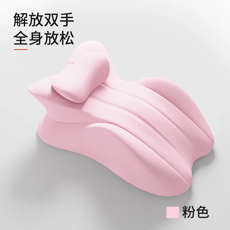 Ergonomic Prone Sleeping Pillow Fast Rebound Memory Foam Bed Rest Head Neck Support Cushion for Reading Phone Use