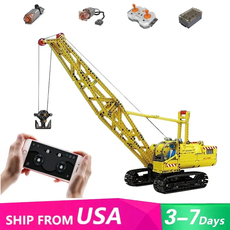 

1205PCS Technics RC Crawler Crane Model City Engineering Vehicle Building Blocks DIY Education Assembly Toys Boys Kids Gift