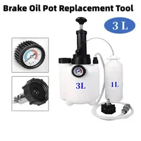 3L Car Brake Oil Pot Replacement Tool Manual Brake Oil Bleeder Fluid Replacement Auto Tool Oil Pump For Car Motorcycle