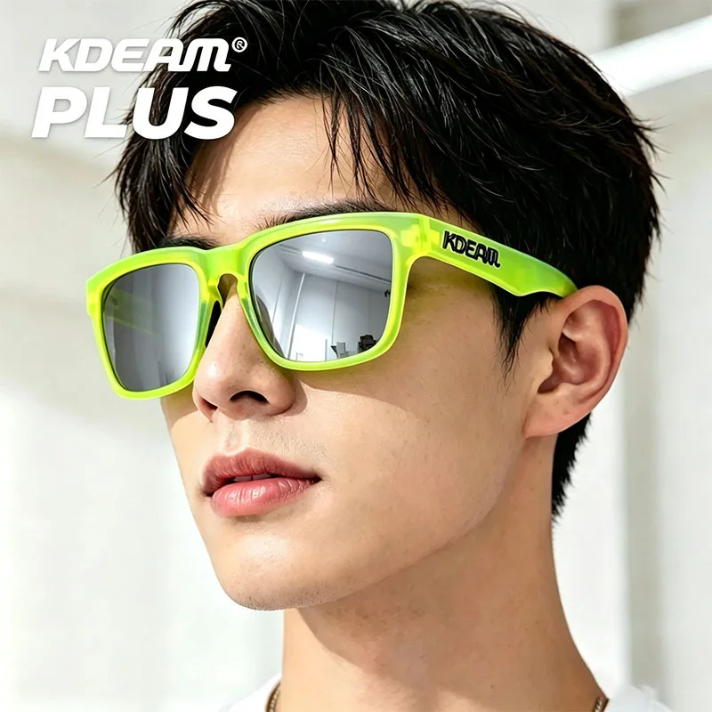 KDEAM Large-sized Polarized Sunglasses for Men & Women Driving Fishing Photochromic Sun Glasses Multi Colors Suit for Big Face