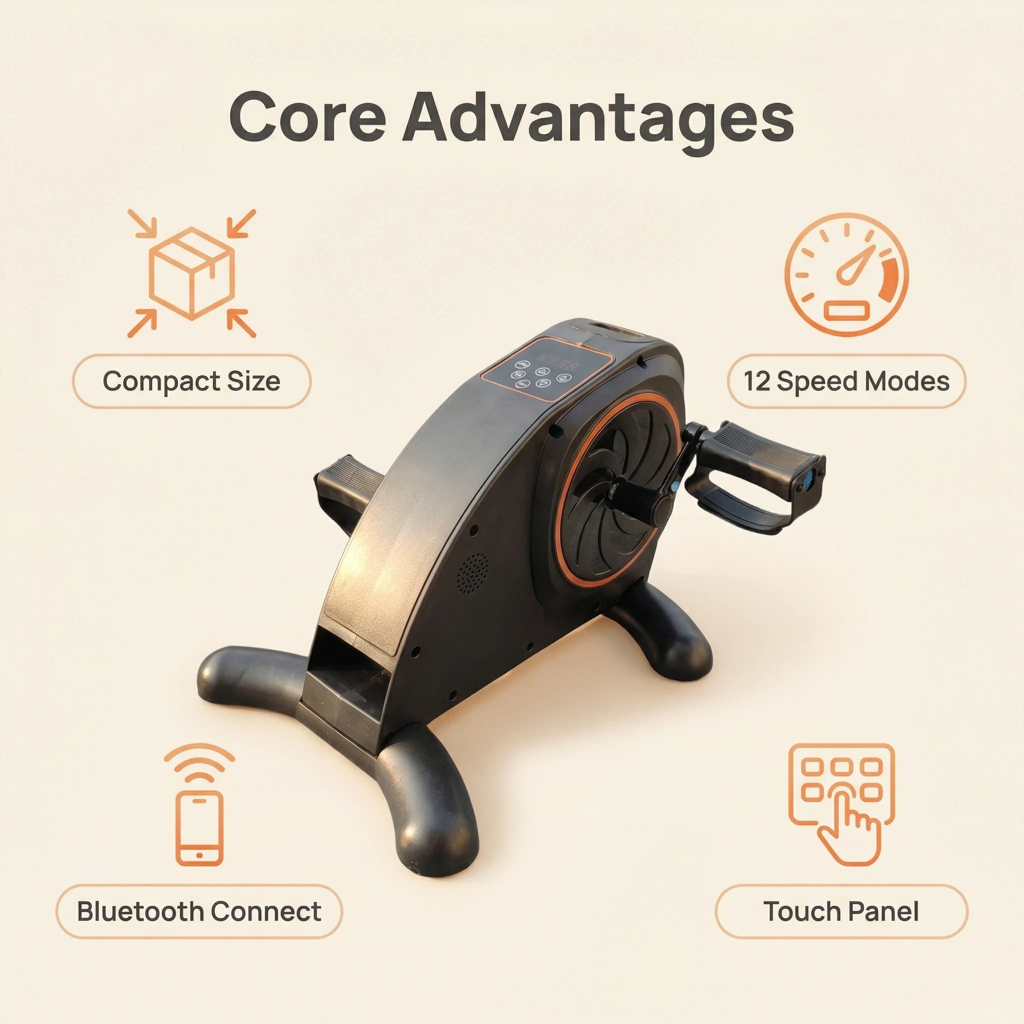 

Электрический мини-эллиптический тренажер для физиотерапии, педальный тренажер для реабилитации стоп