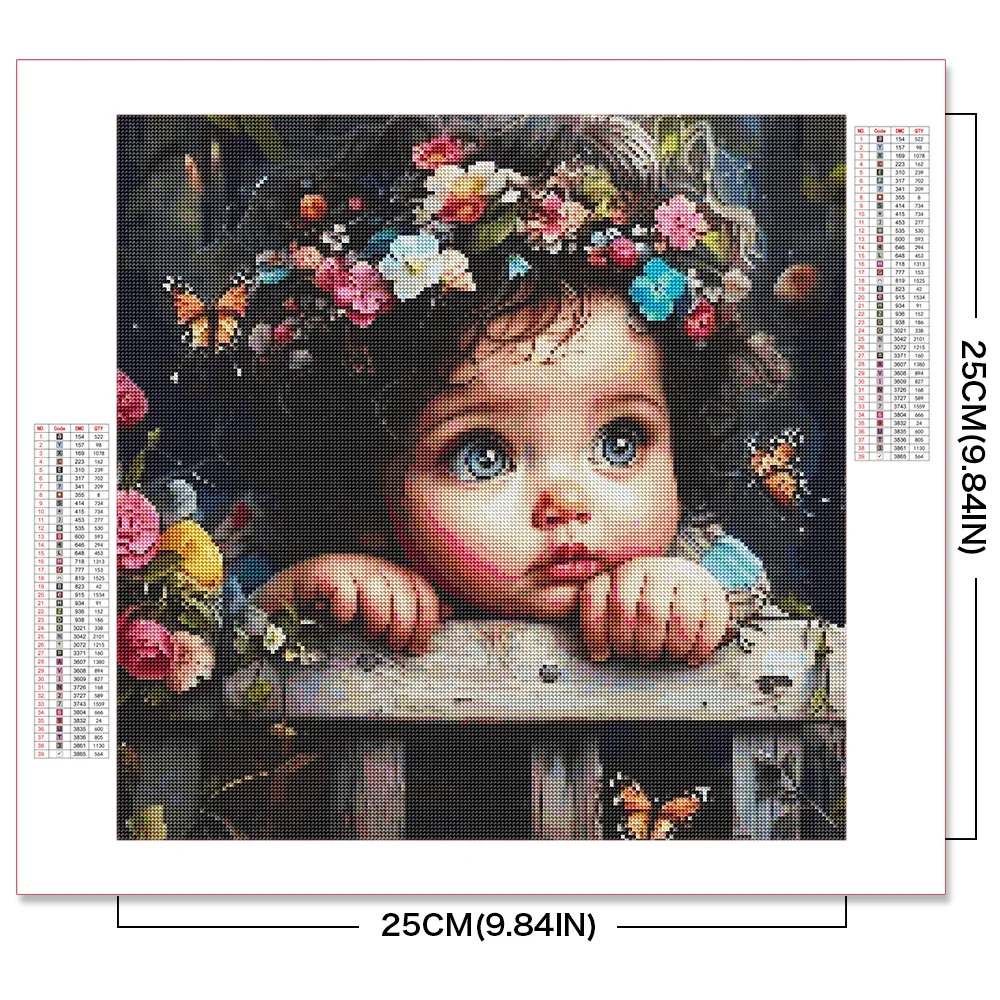 EverShine 초상화 다이아몬드 그림 소녀 공예 키트 자수 꽃 5D 다이아몬드 아트 2024 새로운 모자이크 벽 장식 거실