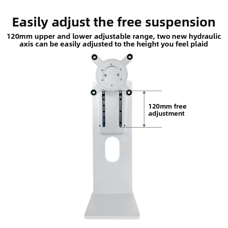 Adjustable Monitor Stand 24-27 Inch All-aluminum Alloy Desk Stand 10kg Load-bearing Capacity Rotating XDR Style Ergonomic Stand
