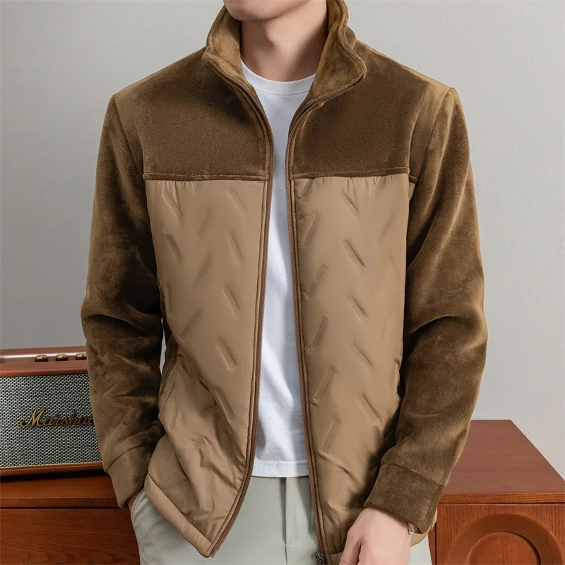 High-Quality Fashionable Autumn Winter Thickened Double-Sided Fleece Cotton Jacket Stylish Casual Versatile Outerwear