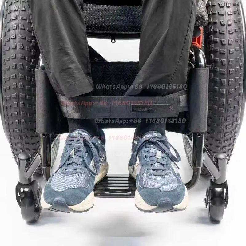 Multifunctional Storage Leg Pouch W5903 With Heel Belt Mobility Supply For Manual Wheelchair Replacement