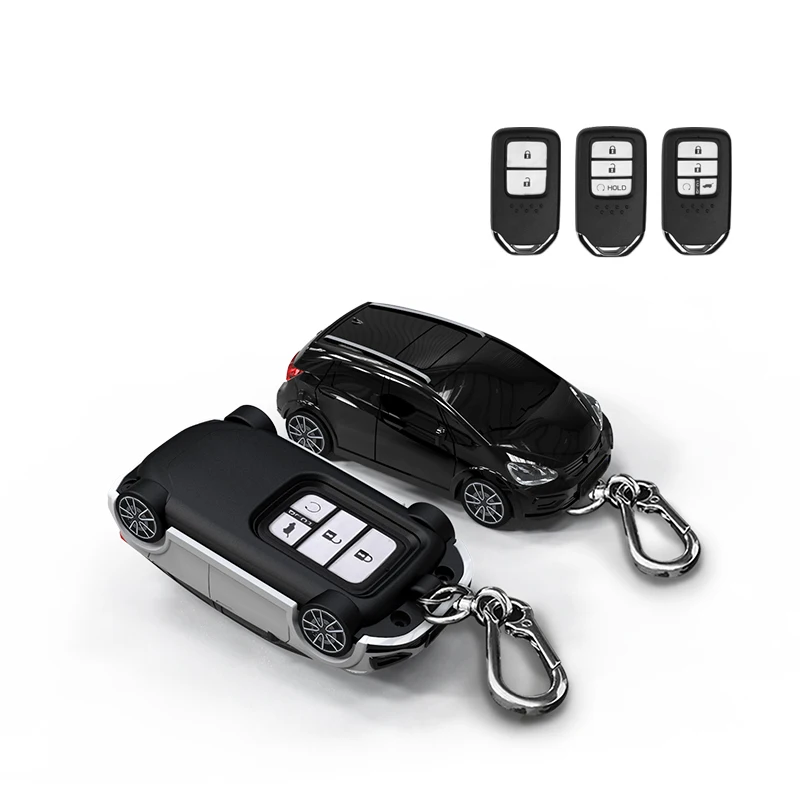 Car Key Case Cover For Honda Fit Car Key Cover Remote Control Protective Car Key Case Small Car Model Accessories Buckle Gift