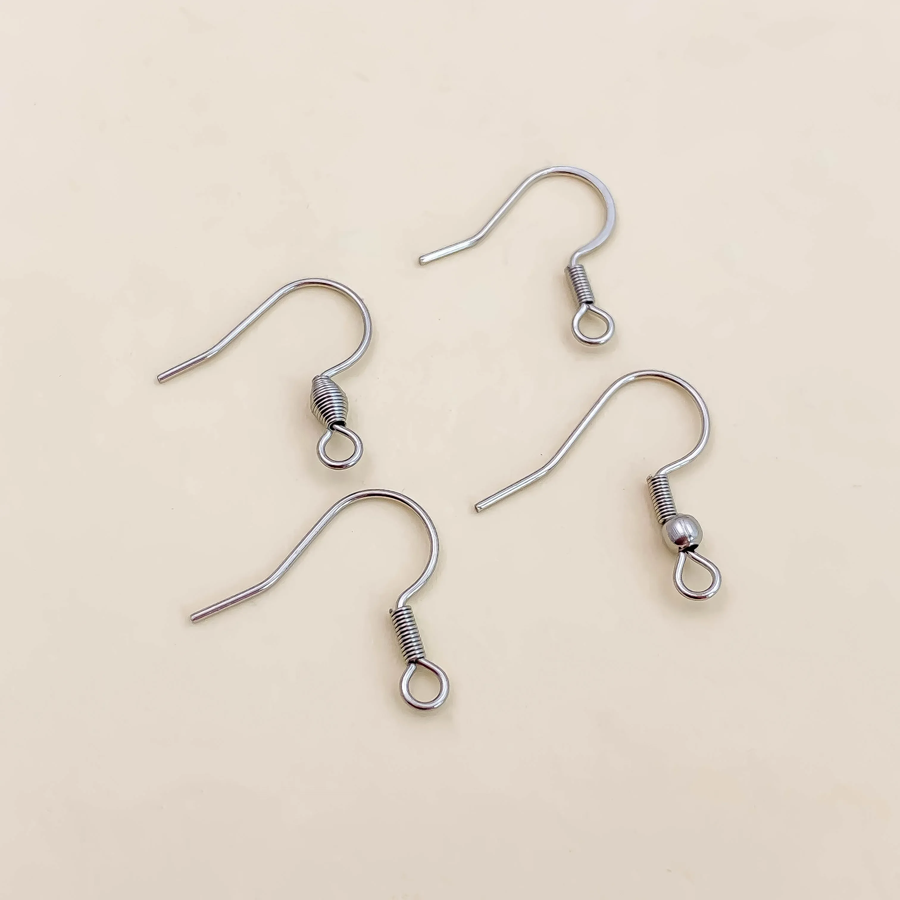 Stainless Steel Titanium Steel Earring Hook Hole Connection Jewelry Making Supplies DIY  Components Accessories Wholesale 50pcs