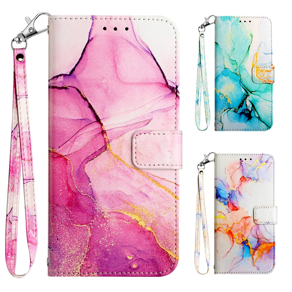 On Infinix HOT 20 PLAY PRO Flip Case For Infinix X6827 X6826 X666 X666B Cases Anti-theft Abstract Painting Wallet Protect Cover