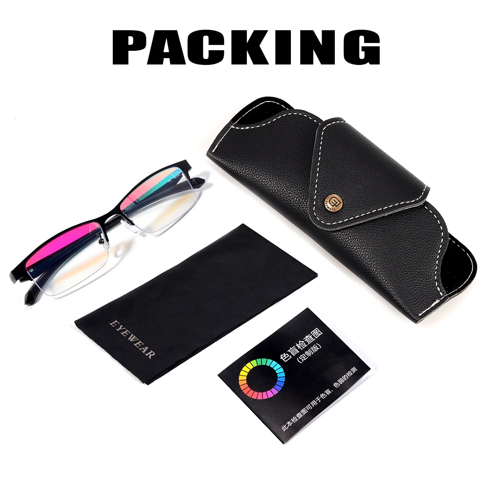 CRIXALIS New Red Green Color-blindness Glasses Women Men Color Blind Corrective Spectacles Frame Driver Glasses For Daltonism - view 6