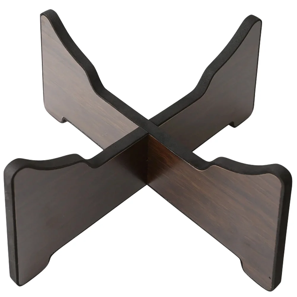 Percussion Ethereal Drum Stand Foldable Tongue Display Hand Pan Drums Wooden Floor Holder