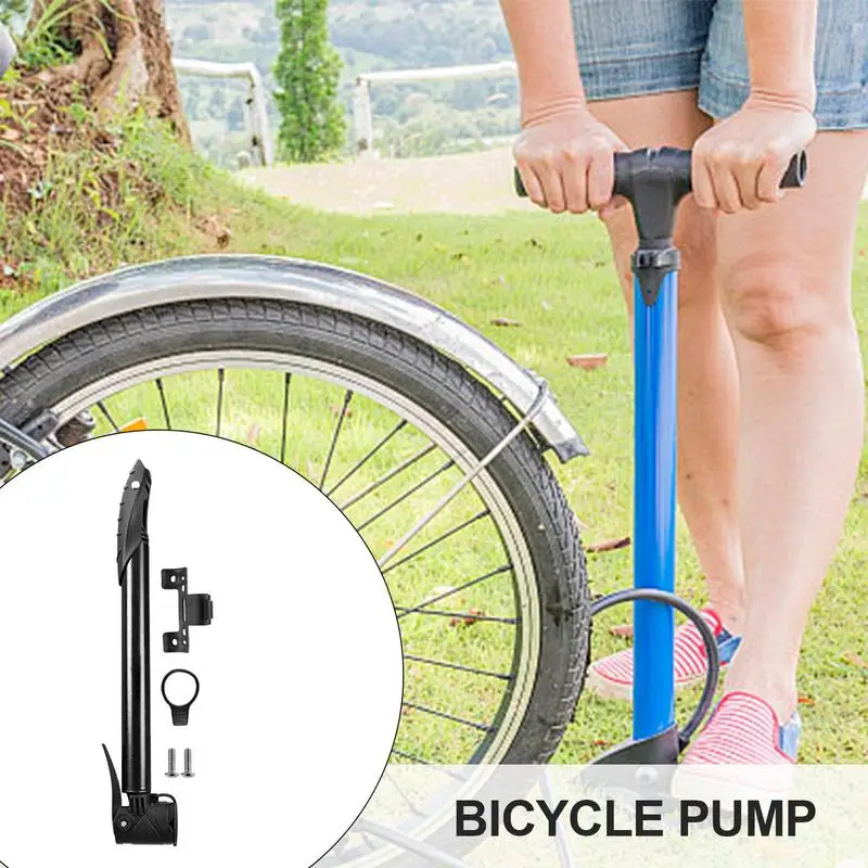 Cycling Tire Inflator Cycling Tire Pump Cycling Tire & Floor Pump Aluminum Alloy Portable High Pressure 60 PSI Pump For Cycling