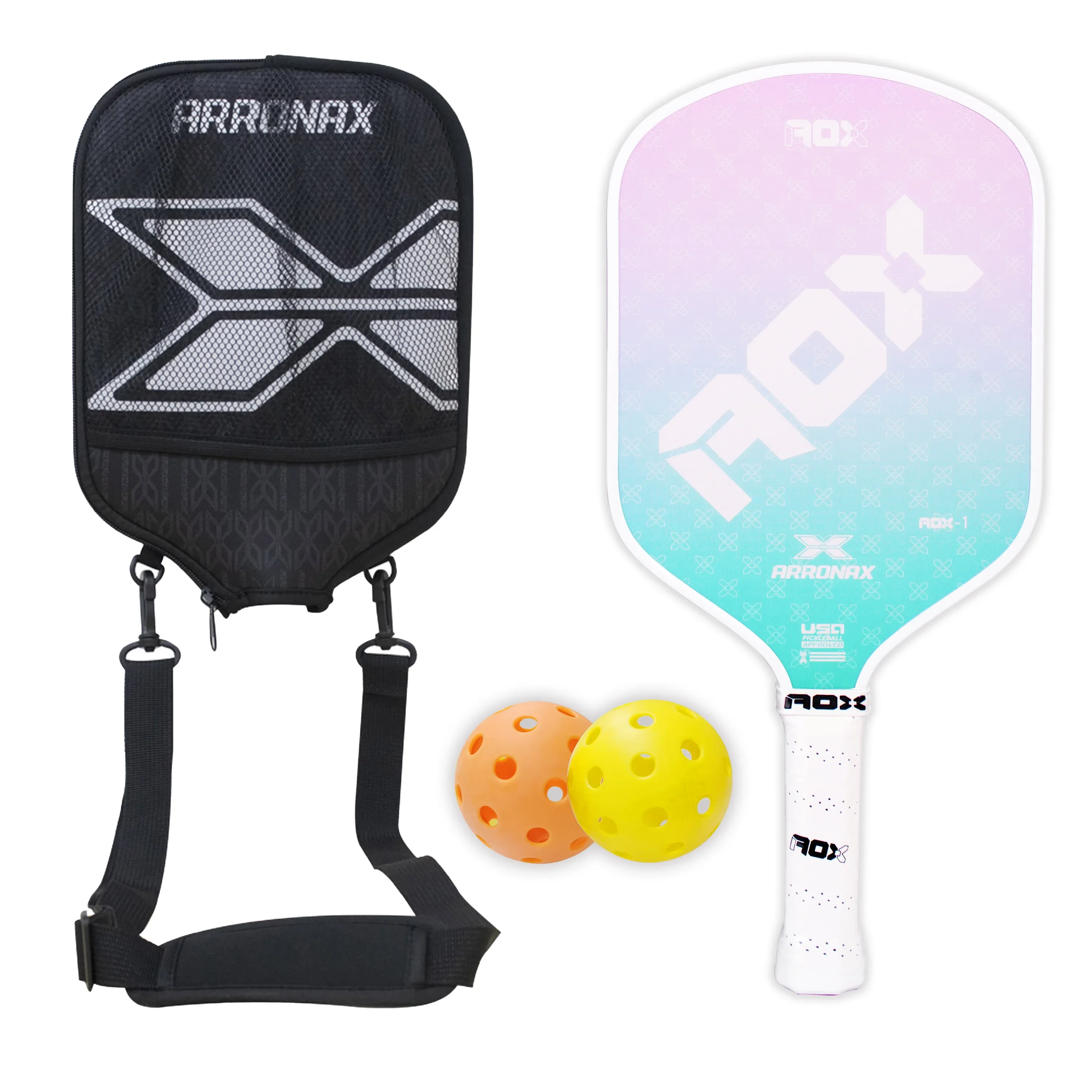 ARRONAX New Premium Collection Fiberglass Pickleball Paddle Wholesale Factory Price Indoor Outdoor Sports