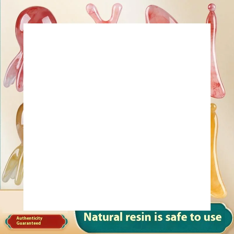 

4 In 1 Head Massage Scalp Comb Meridian Resin Head Unblocking Face Nose Massage Tool