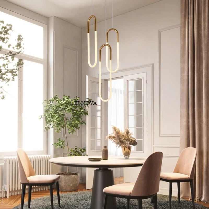 Lampada a sospensione da comodino minimalista Soggiorno moderno e minimalista Nordic Creative Bar Bancone Camera da letto Piccola lampada a sospensione