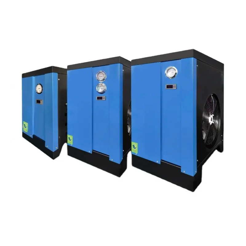 100CFM 220V Aluminum Heat Exchange Refrigerated Compressed Air Dryer