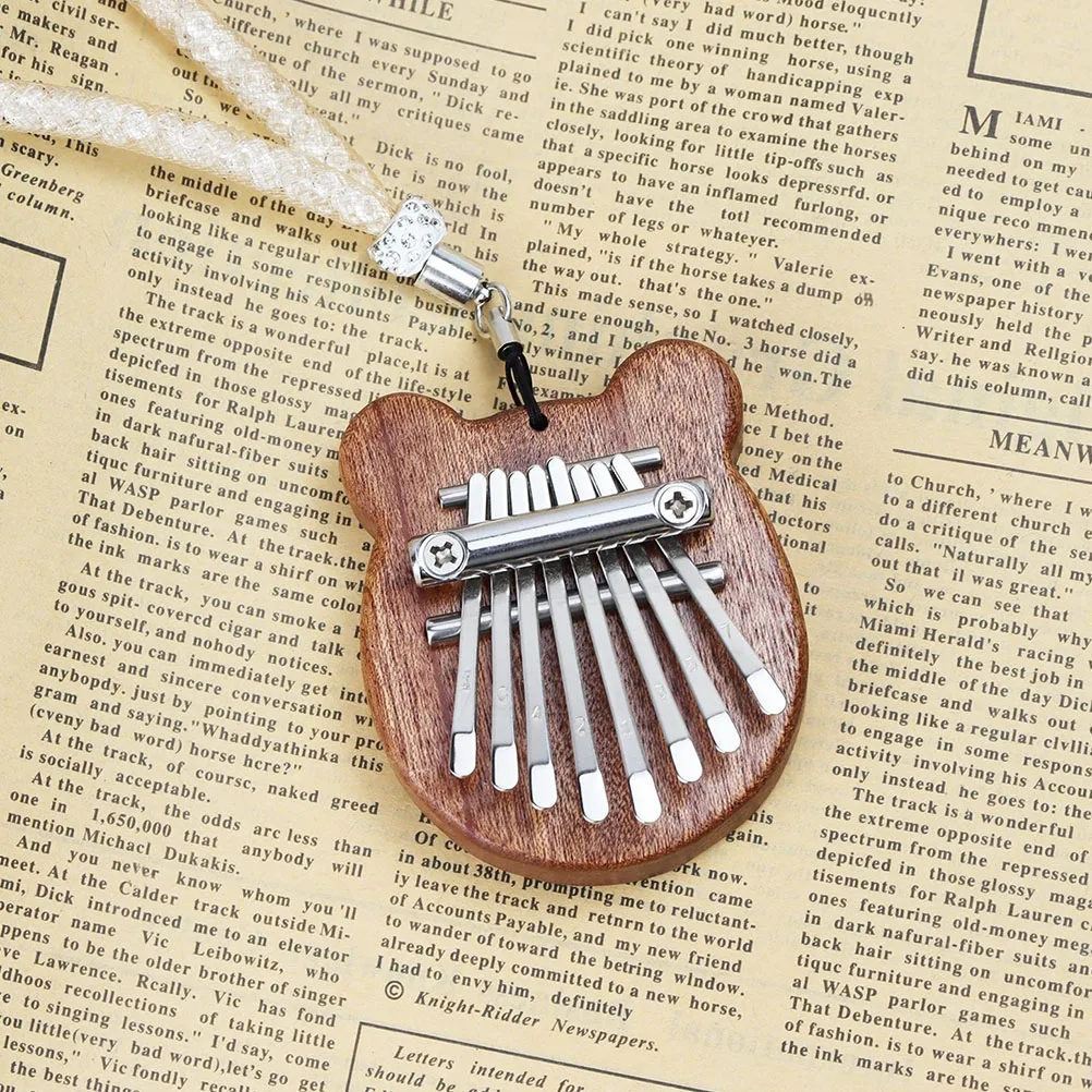 

8 tone Kalimba Thumb Piano Portable Lightweight Small Music Instrument Beginner Finger Piano Mini
