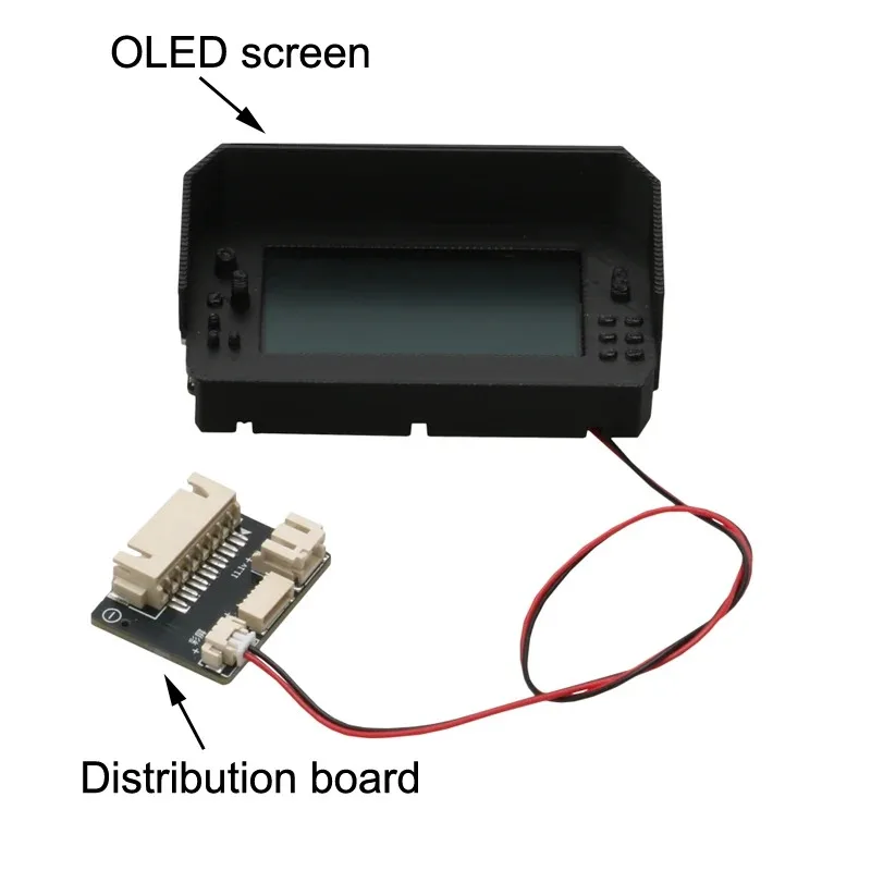 1Set OLED Color Flight Instrument Panel With Airspeed GPS SBUS Input For FPV RC Model Aircraft Receiver ESC Spare Accessory