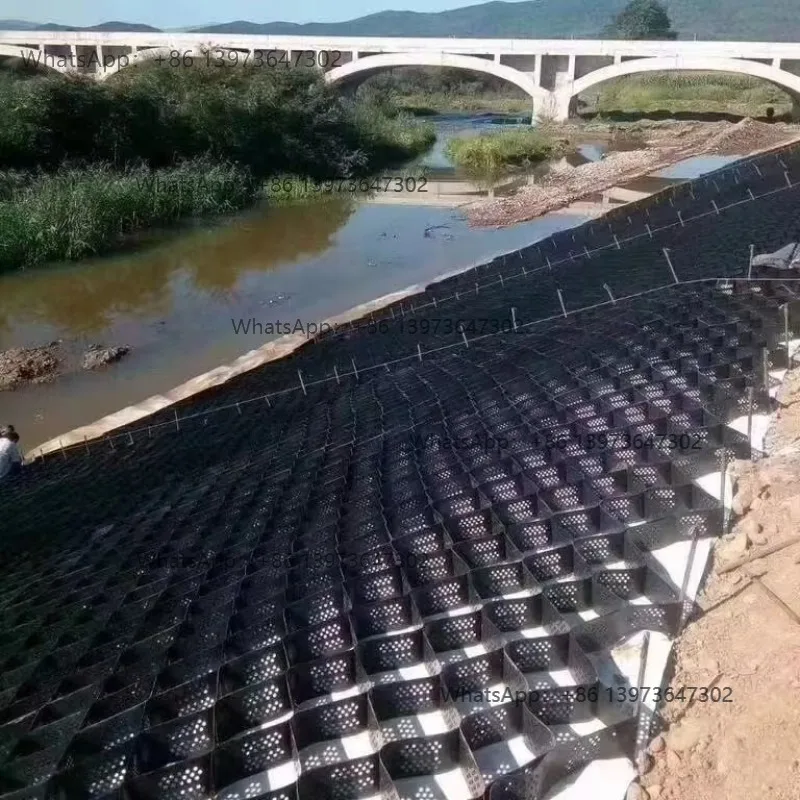 Price of small samples --Landscape River Bed Slope Protection Textured Perforated Hdpe Geocell