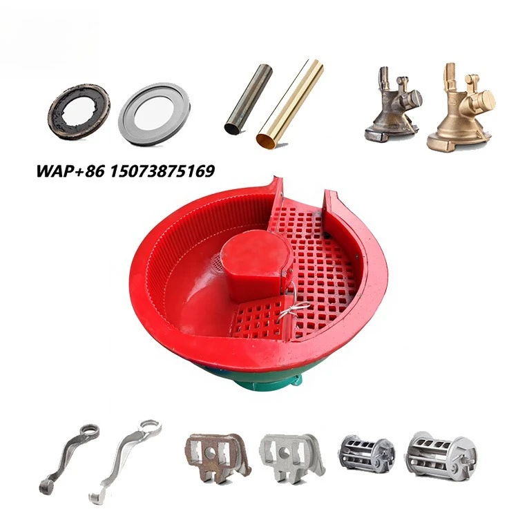 Small Vibratory Polisher 50l 100l Vibration Metal Part Vibro Vibrating Brass Buffing Rotary Tumbler Deburring Polishing Machine