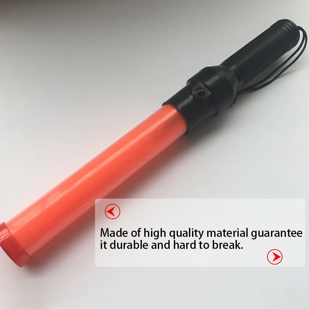 

2 pcs 54cm Fire Emergency Baton Fire Emergency Baton Bright Traffic Glow Beacon Warning Light