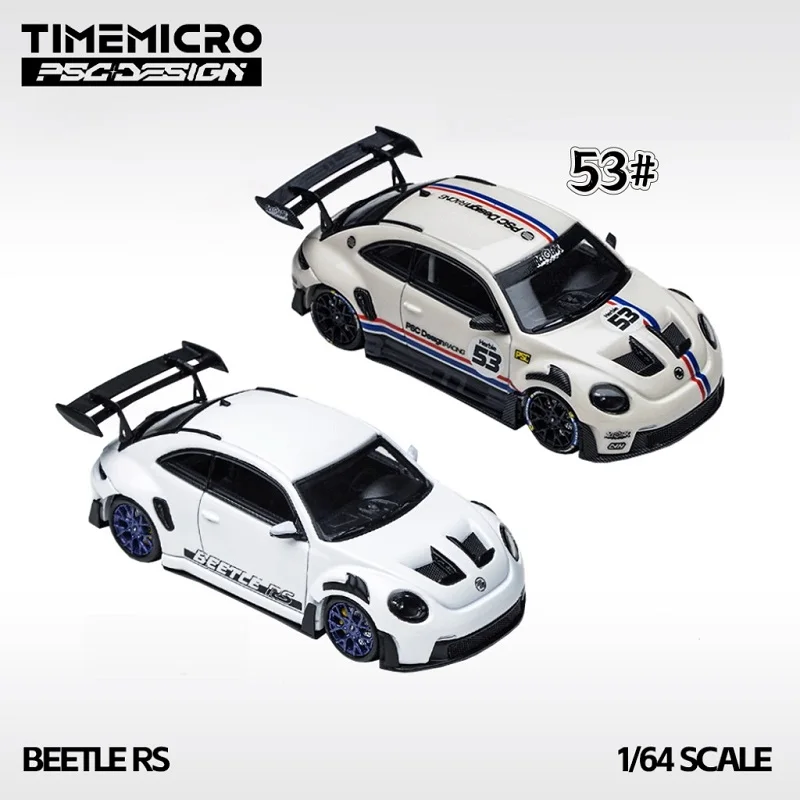 

[PreSale] Time Micro × PSC DESIGN 1:64 Beetle RS White / No.53 Diecast Model Car