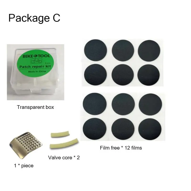 طقم رقعة مطاطية لإصلاح الإطارات المسطحة ، رافعة غراء ، رقعة باردة ، مانع تسرب ، أنبوب داخلي للدراجة ، دراجة MTB ، 1-10