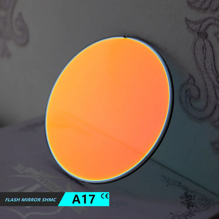 EXIA A17 Flat Lens Flash Mirror Red Lenses Sunglasses Vintage Eyewear Lenses UV400