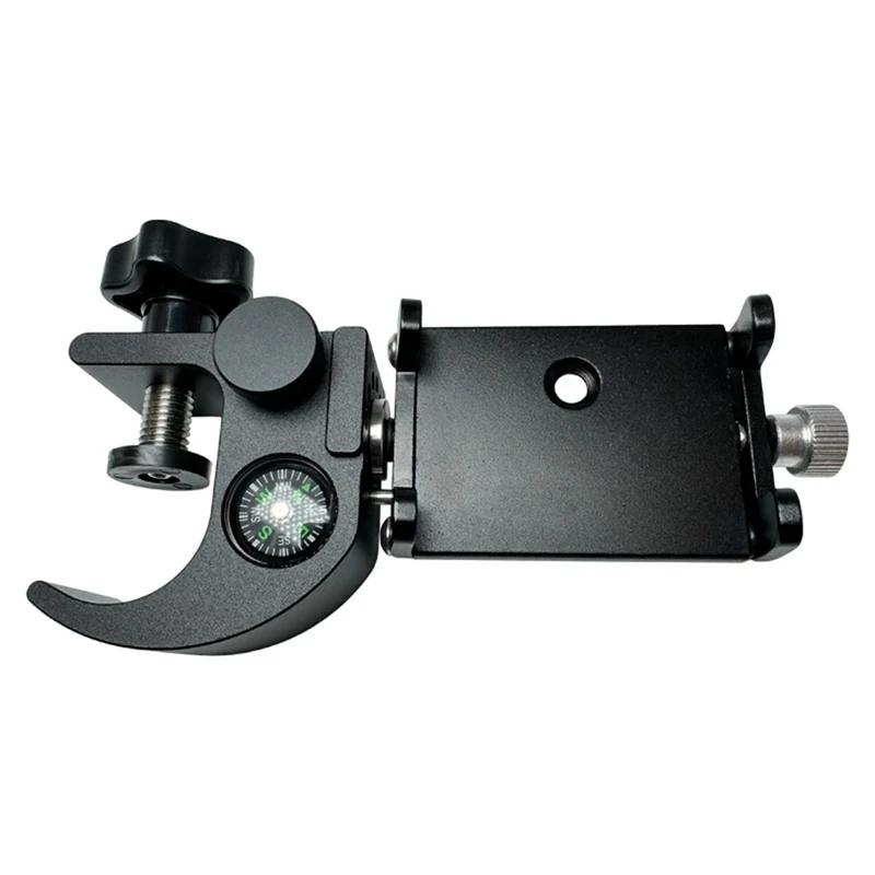 Bracket Cradle With Compass Phone Holder Pole Clamp For GPS For Data Collector Total Station Durable Easy To Use