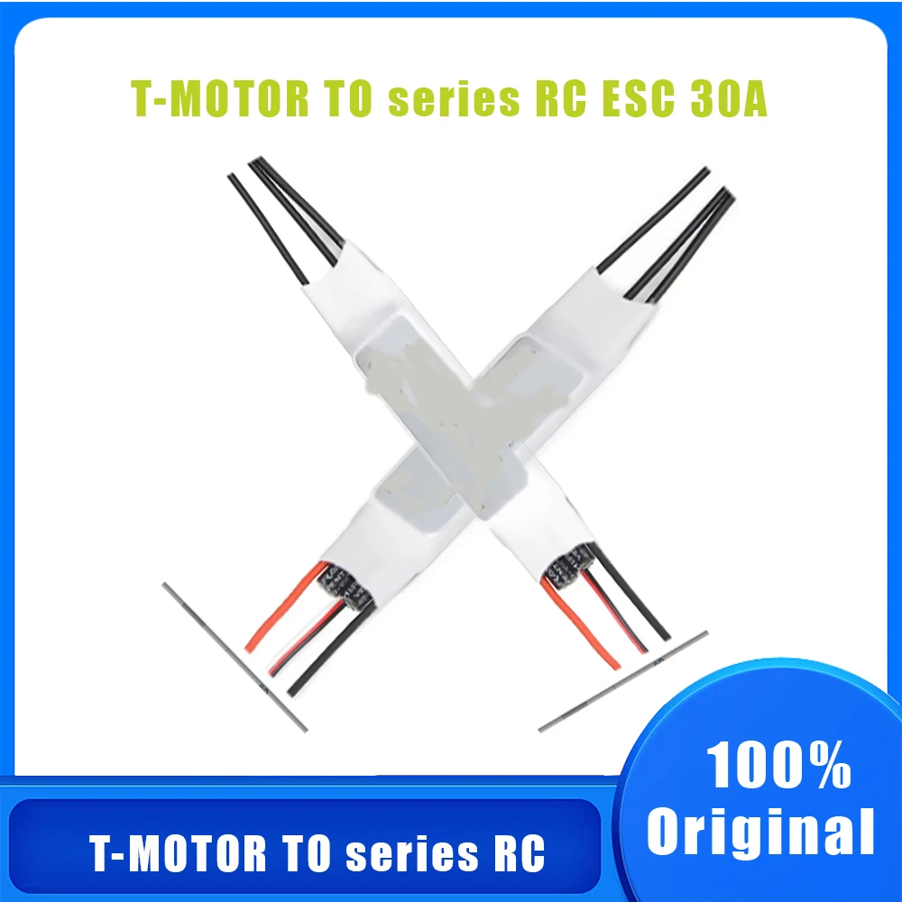 

Контроллер скорости T-MOTOR TO series RC ESC 30A 2-3s 5V/5A с фиксированным крылом ESC Поддержка выход BEC для радиоуправляемого самолета с фиксированным крылом RC Модель