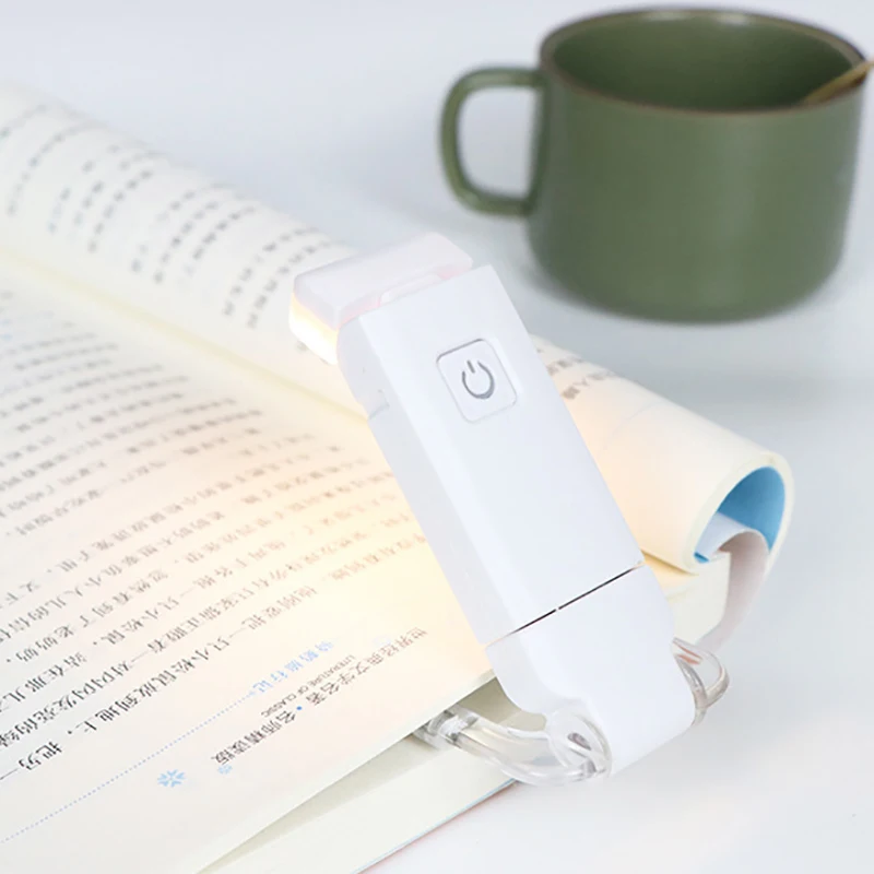 Imagem -01 - Portátil Mini Led Book Light Lâmpada de Leitura Dobrável Proteção Ocular Usb Recarregável Clip Giratório 270 ° Lâmpada de Mesa 30006000k portatil mini led book light lampada de leitura dobravel protecao ocular usb recarregavel clip giratorio 270 lampada de mesa 30006000k 01