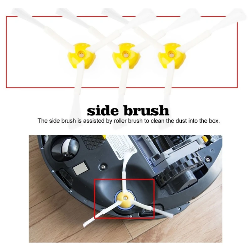 Kit de repuesto para Irobot Roomba Serie 700, 760, 772, 774, 775, 776, 780, 782, 785, accesorios, cepillo, filtros de rollo