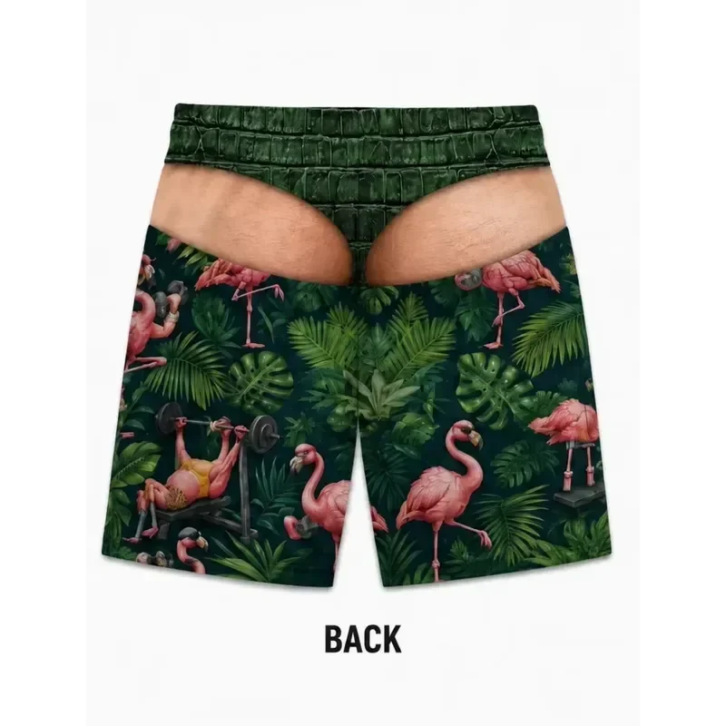Shorts Comfortable Breathable Casual 2026 Summer New Style Best Selling 3D Humorous Fun Fashion Men Shorts Perfect Birthday