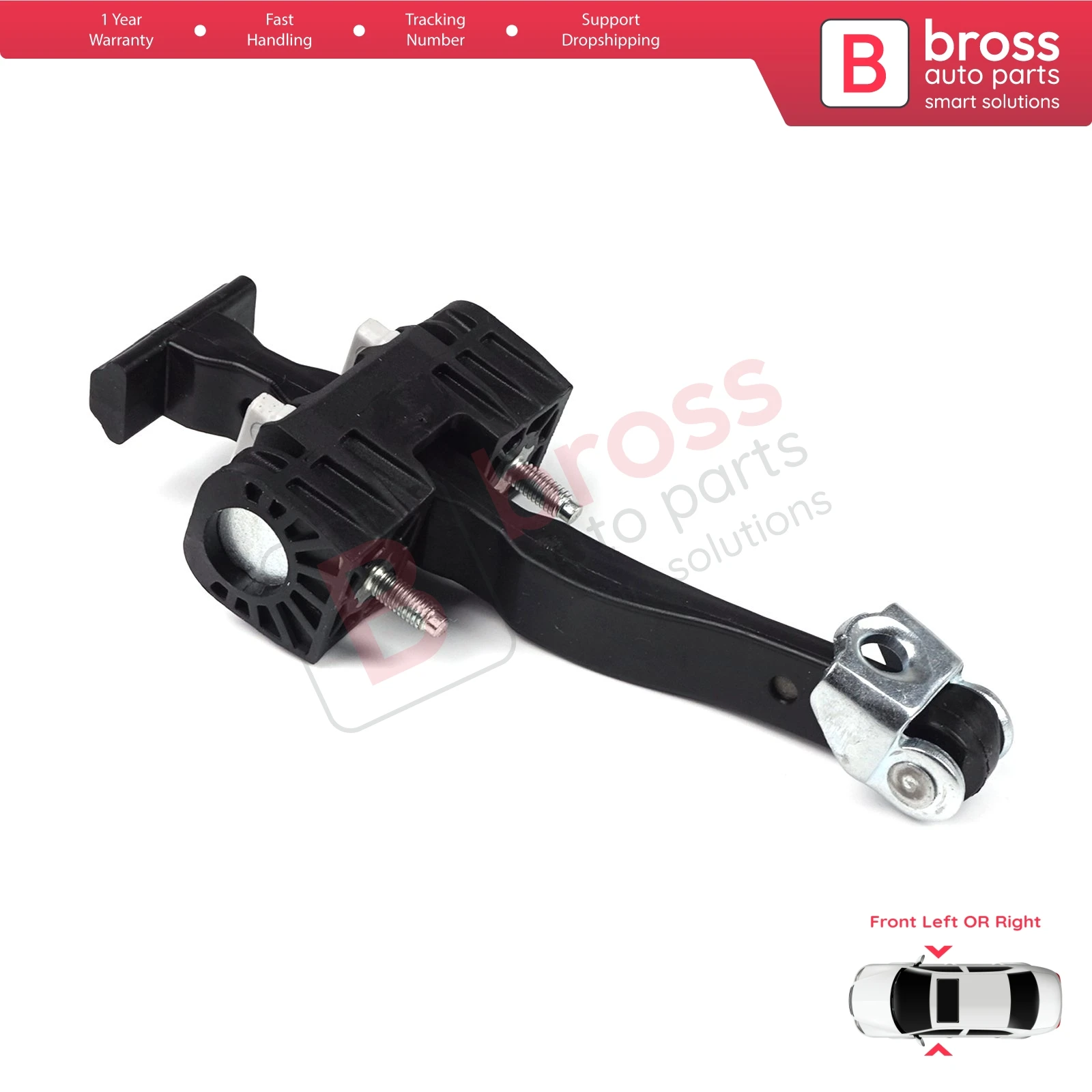 BDP719 Front Left OR Right Door Hinge Stop Check Strap Limiter 5160251 13107175 for Vauxhall Opel Astra H MK5 4/5 Door