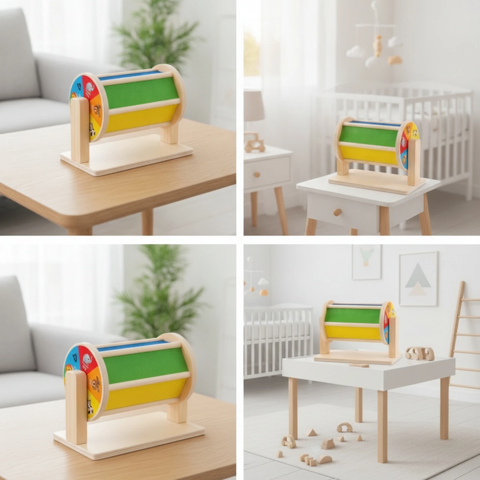 textile-drum-toy-toddler-rotating-activity-drum-wooden-rotator-toy-child-safe-rainbow-for-babies-playroom-nursery