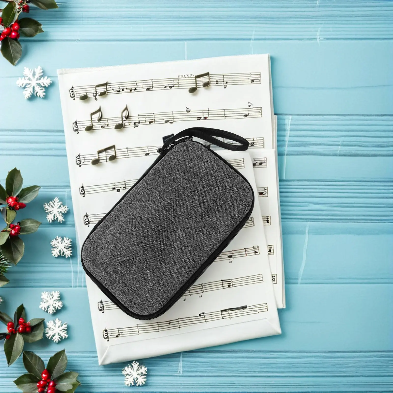 Eva Hard Shell Case For 12-Hole Ocarina Shockproof Portable Storage Bag Travel Organizer Instrument Protector Case For Wind