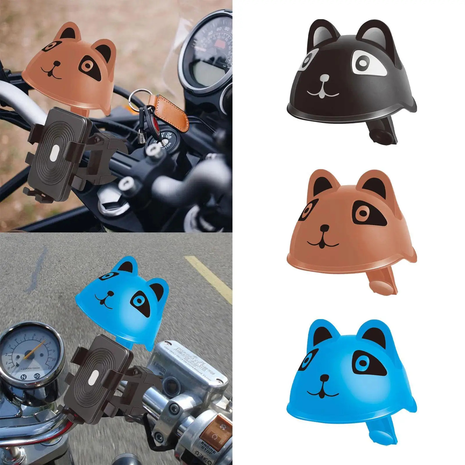 Mini Sun Shade Electric Scooter, Mountain, Dirt Bike ATV Bicycle Accessories Motorcycle Phone Mount Waterproof Cute Sun Visor view 3