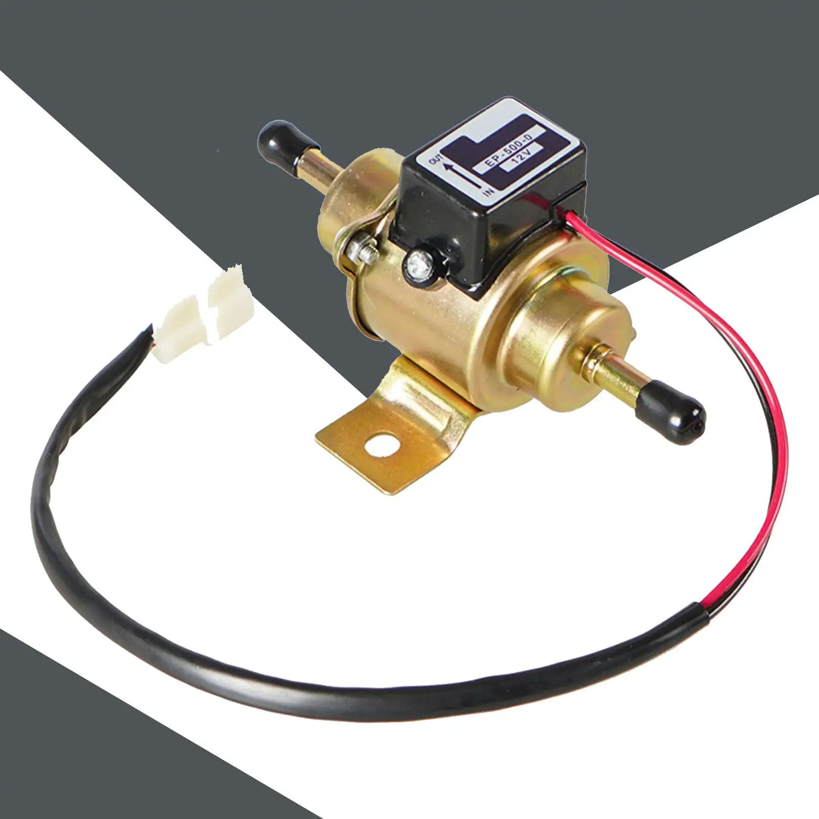 Electric Fuel Pump Petrol Diesel Universal for Excavators Mower Tractor