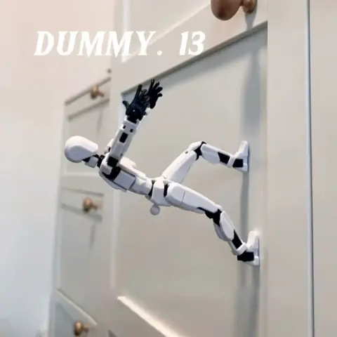 Multi-Jointed Movable Shapeshift Robot Magnetic Attraction 3D Printed Mannequin Dummy 13 Action Figures Toys Ornament Gifts
