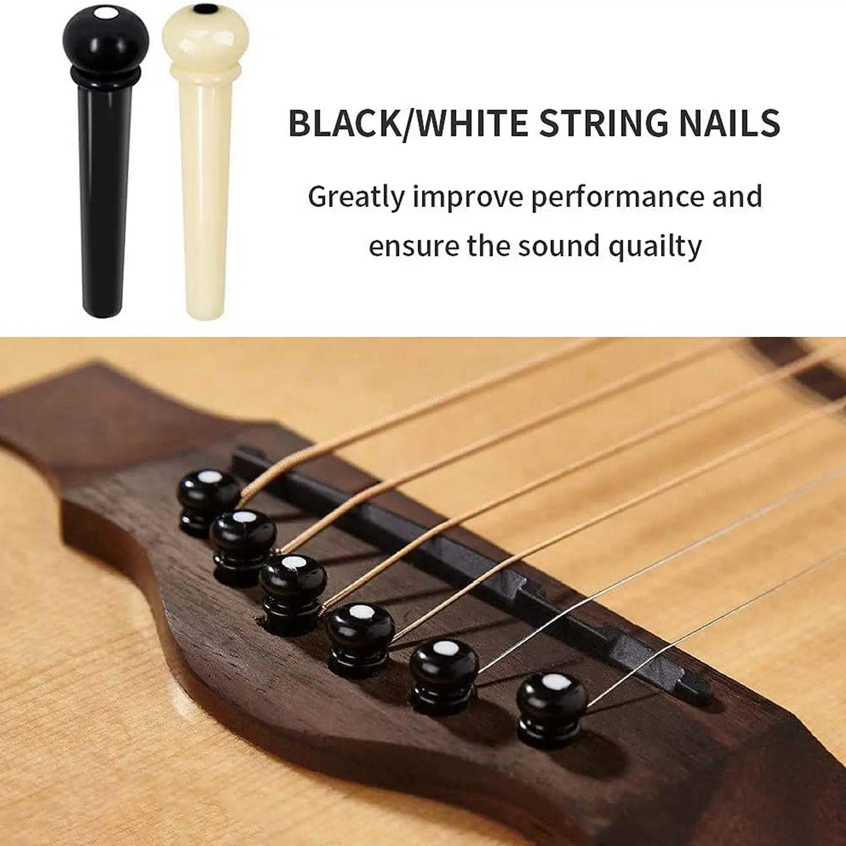 Alat Penarik Pin Jembatan Gitar BARU dengan Set Alat Pengukur untuk Pembuat Gitar