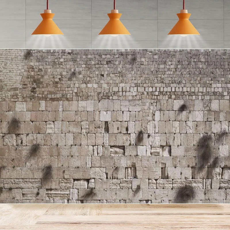 Photography Backdrop Ancient erusalem Brick Israel Jerusalem Wall Wailing Wall Background Home Party Backdrop Wall Banner Decor