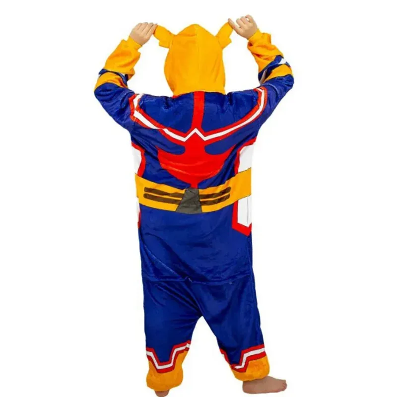 Silisili AAdult Unisex Cartoon Pigiama Anime My Hero Academy All Might Cosplay Accappatoio Tuta di flanella 2025 ☆   Nuovo