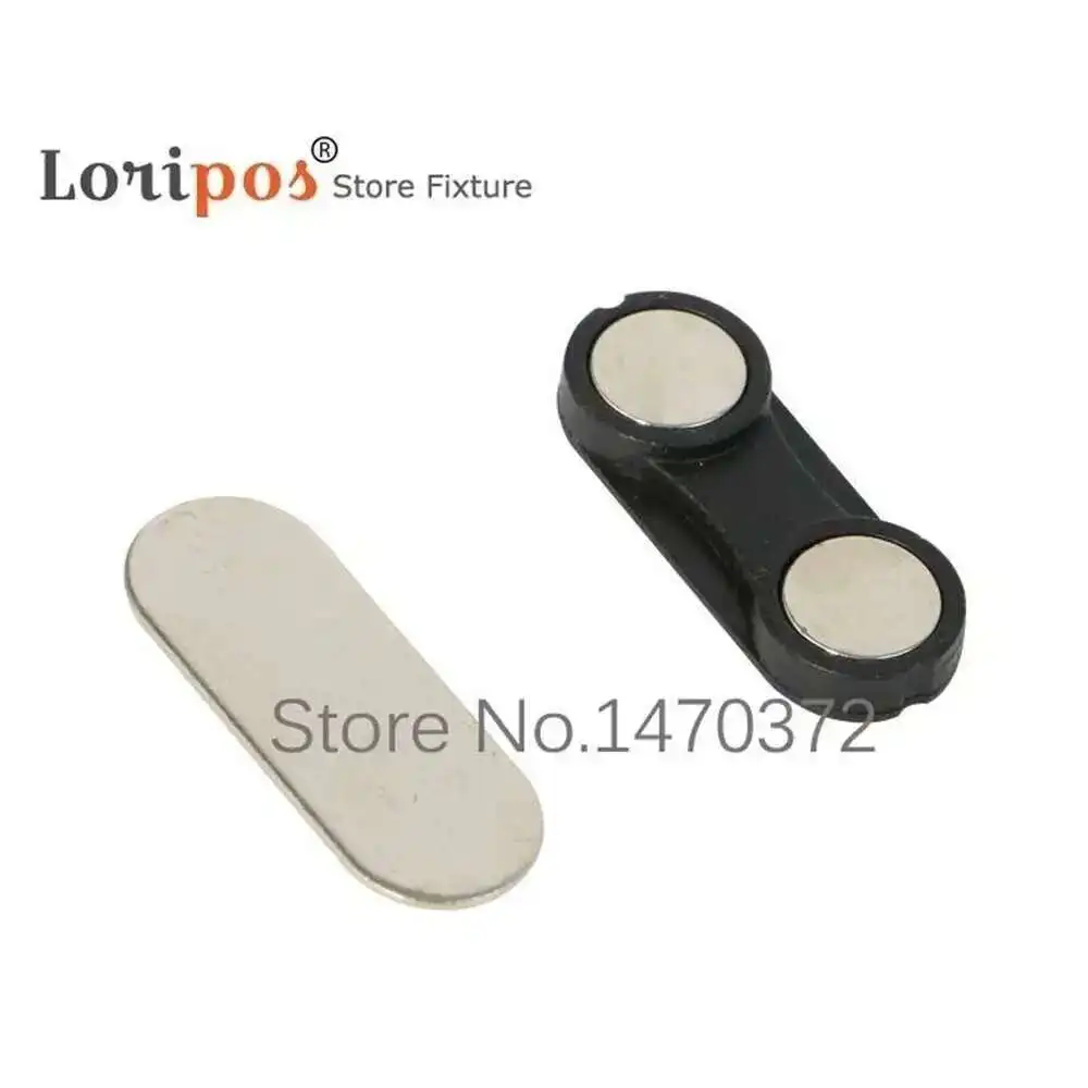 10pcs Magnet Name Badge Metallic Metal Strong Magnetic Badge Fastener Holder Card Name Id Tag