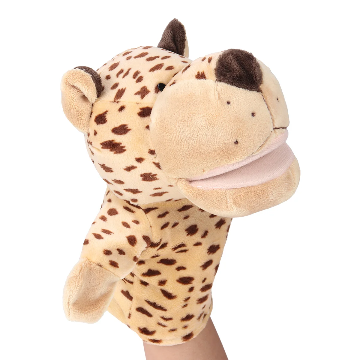 Hand Puppet Leopard Soft Animal Educational Interactive Play Improve Imagination Communication Skills Boys Girls