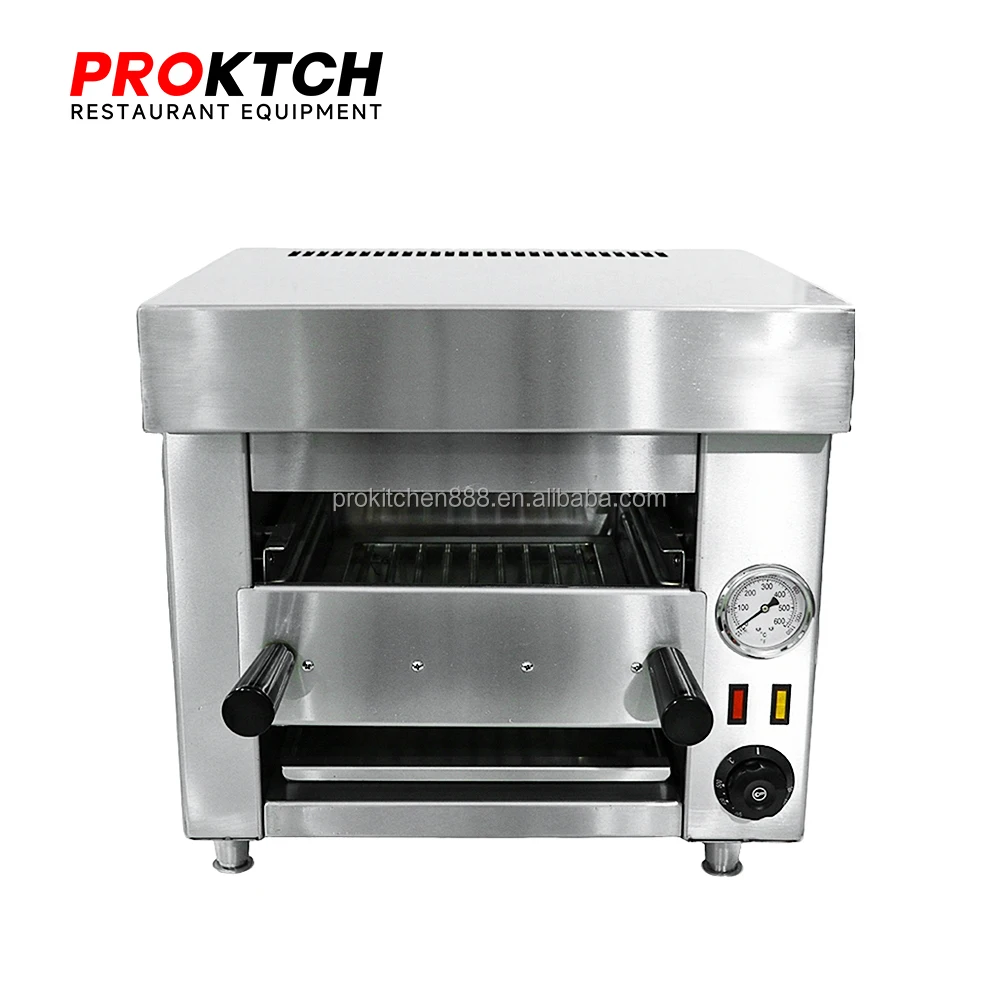

Commercial Steak Broiler Salamander Grill 800℃ High Temp Stainless Steel Smokeless Grill